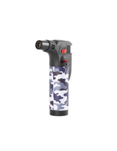 Bricheta/arzator pe gaz, reincarcabila, aprindere piezo, model camuflaj, 7.5x4.5x12 cm, Strend Pro 2