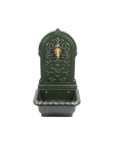 Chiuveta de gradina, fonta, verde, 44x36x76 cm