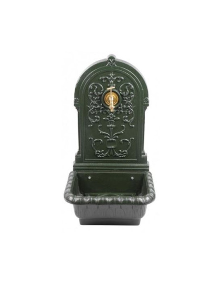 Chiuveta de gradina, fonta, verde, 44x36x76 cm