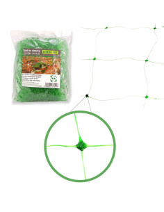Plasa pvc, pentru urcarea plantelor in cultura castravetilor, 2x5 m 2