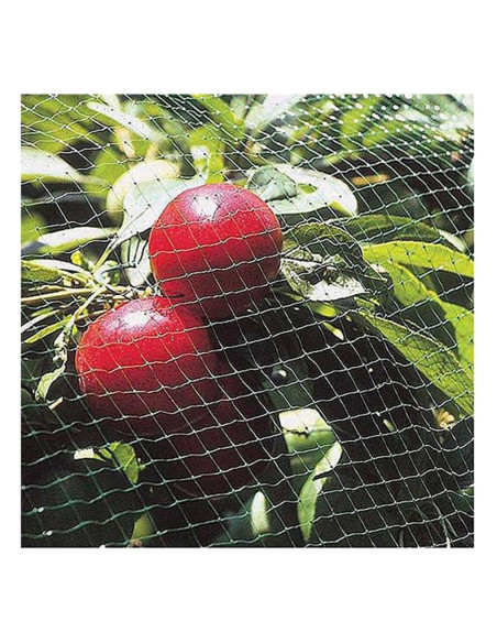 Plasa pvc contra pasarilor, verde inchis, 2x5 m