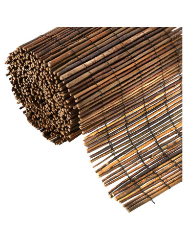 Gard gradina/paravan din rachita naturala, 5x1.5 m