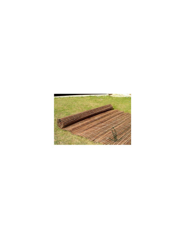 Gard gradina/paravan din rachita naturala, 5x1.5 m