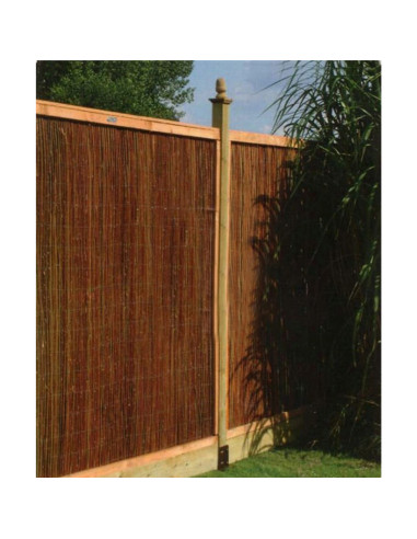 Gard gradina/paravan din rachita naturala, 5x1.5 m