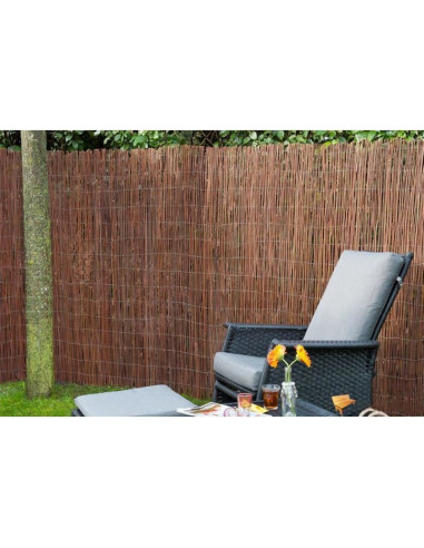 Gard gradina/paravan din rachita naturala, 5x1.5 m