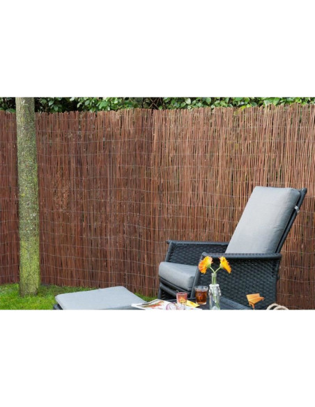 Gard gradina/paravan din rachita naturala, 5x1.5 m