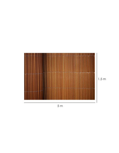 Gard gradina/paravan din rachita naturala, 5x1.5 m