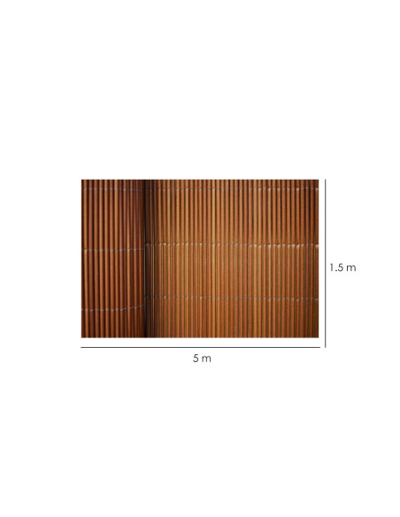 Gard gradina/paravan din rachita naturala, 5x1.5 m