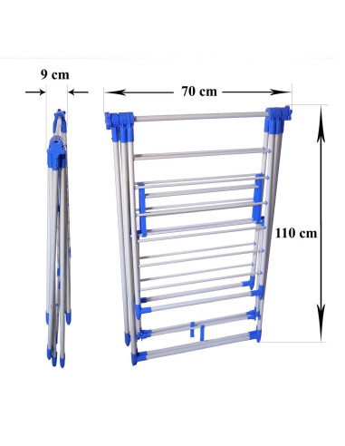 Uscator de rufe, pliabil, capacitate de uscare 11 m