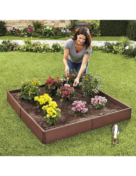 Cutie pentru flori, legume din polipropilena, 8 piese 57x13cm