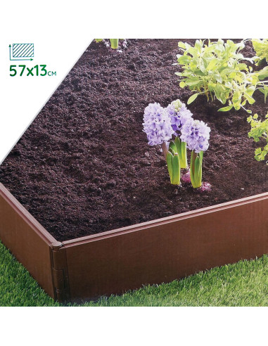 Cutie pentru flori, legume din polipropilena, 8 piese 57x13cm