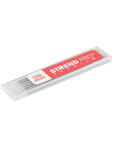 Mina de rezerva pentru creion tamplar, mecanic, HB, set 6 buc, 120 mm, Strend Pro