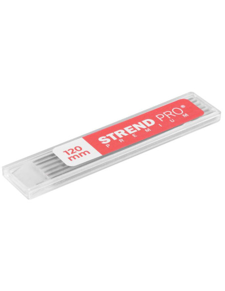 Mina de rezerva pentru creion tamplar, mecanic, HB, set 6 buc, 120 mm, Strend Pro