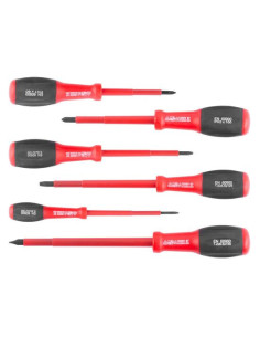 Surubelnite electrician, 6 bucati, 1000 V, Strend Pro