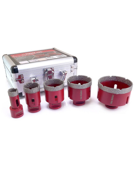 Carote diamantate, M14, set 5 buc, 20-72 mm, Strend Pro