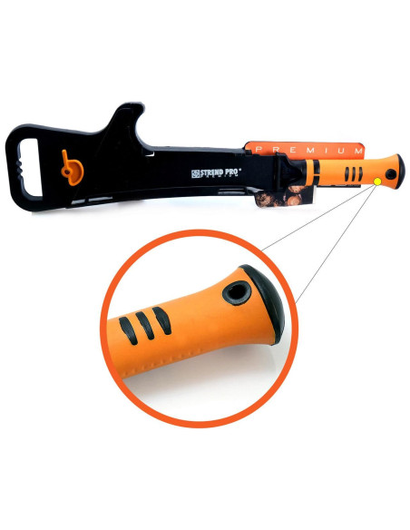 Maceta, otel, negru, 45 cm, Strend Pro