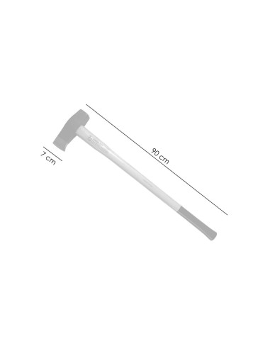 Topor pentru despicat, baros, coada lemn, 3 kg, 7x90 cm, Hickory, Strend Pro