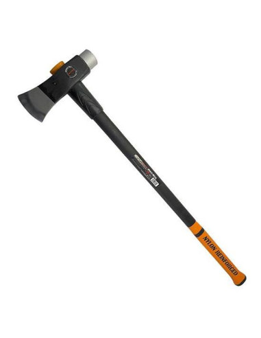 Topor pentru despicat, coada fibra, cap LSA aluminiu, 2.5 kg, 90 cm