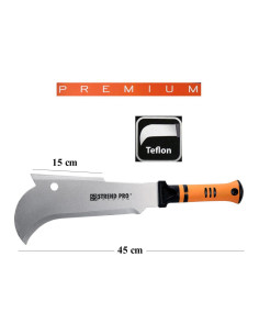 Maceta, otel, gri, 45 cm, Strend Pro 2