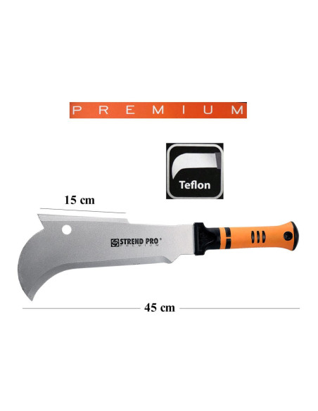 Maceta, otel, gri, 45 cm, Strend Pro