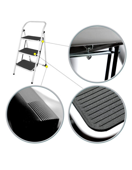 Scara otel, 3 trepte, max 150 kg, 70 cm