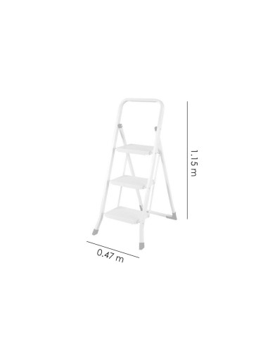 Scara otel, 3 trepte, max 150 kg, 1.15 m