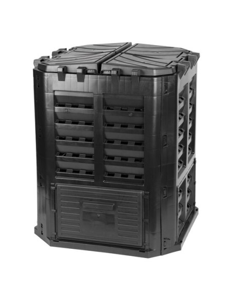 Compostor de gradina, 360 L, negru