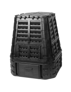 Compostor de gradina, 740 L, negru