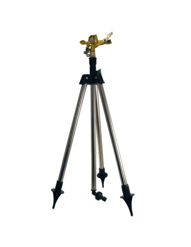 Aspersor pulsatoriu, zincat, cu trepied telescopic, 550-905 mm