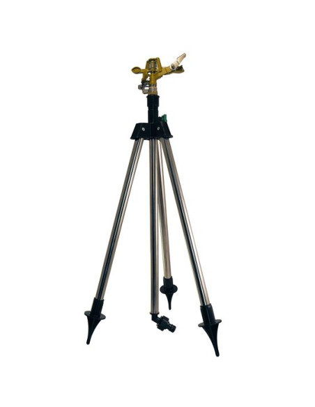 Aspersor pulsatoriu, zincat, cu trepied telescopic, 550-905 mm