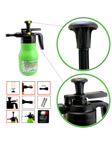 Pulverizator gradina, pompa de stropit, vermorel, manual, 1.5 L, Dimartino