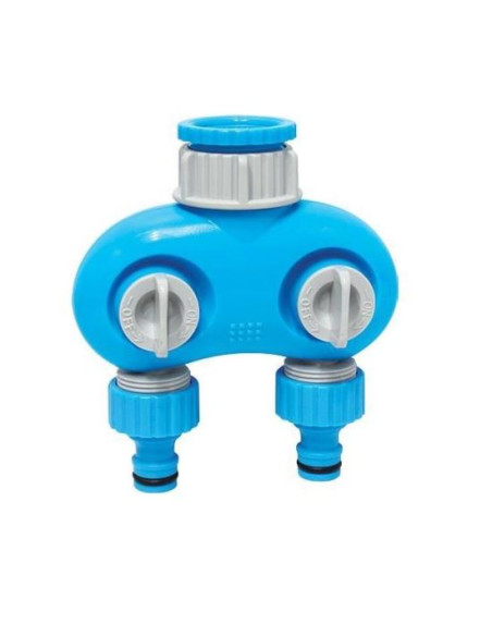Adaptor robinet filet interior, 2 directii, ABS, albastru, 1", 3/4", Aquacraft