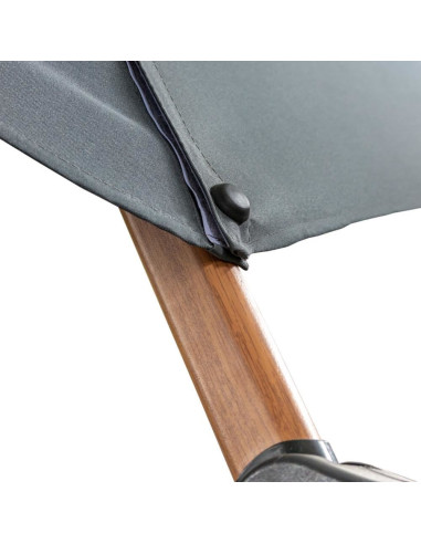 Umbrela gradina/terasa, cu articulatie, antracit, 300 cm, Roma