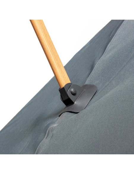 Umbrela gradina/terasa, cu articulatie, antracit, 300 cm, Roma