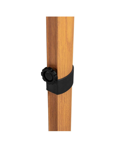 Umbrela gradina/terasa, cu articulatie, antracit, 300 cm, Roma