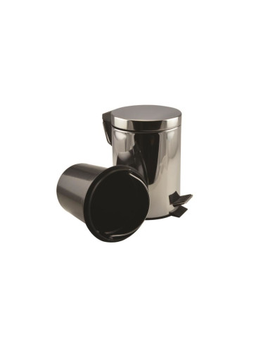 Cos de gunoi cu pedala, inox, 20 L, Perfect Home 