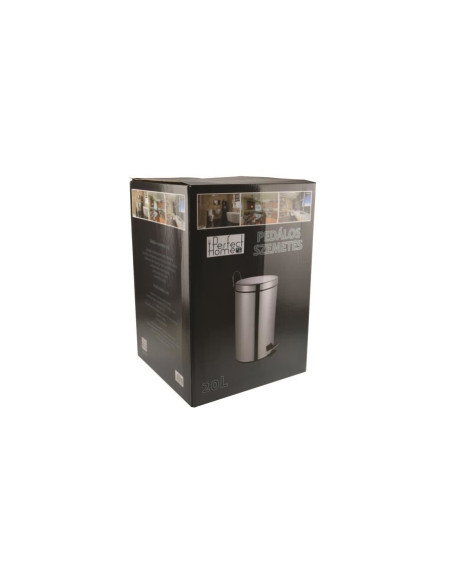 Cos de gunoi cu pedala, inox, 20 L, Perfect Home 