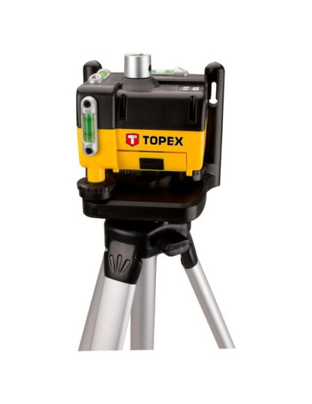 Nivela laser, cap rotativ, cu trepied, 30 m, Topex