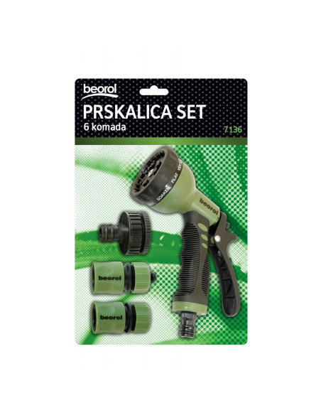 Pistol stropit gradina, tip dus, 9 moduri, cu accesorii, Beorol