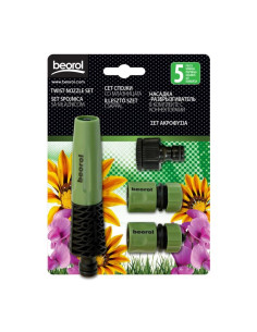 Set de stropit, duza furtun cu accesorii, 5 piese, Beorol 2