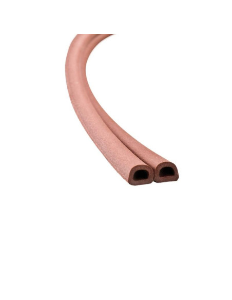 Banda etansare usi si ferestre, maro, profil D 2x50 m, Beorol