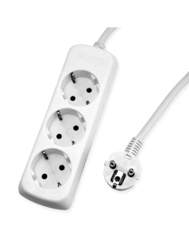 Prelungitor electric cu impamantare si protectie copii, 3 prize, cablu 3m