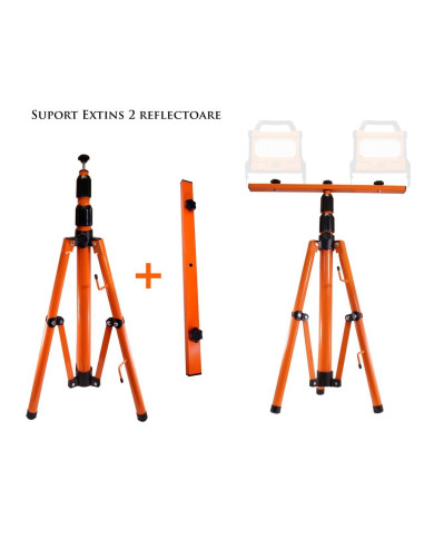 Trepied telescopic pentru incalzitoare cu infrarosu/reflectoare, 152 cm, RICHMANN EXCLUSIVE