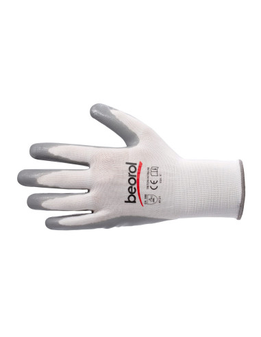 Manusi pentru ateliere auto din nitril si poliester, TRITON NITRILNE-XL, BEOROL