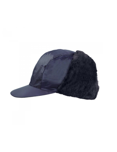 Sapca de lucru cu protectie pentru urechi, poliester, albastru, marimea 60