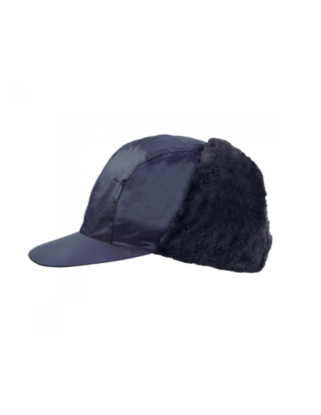 Sapca de lucru cu protectie pentru urechi, poliester, albastru, marimea 60