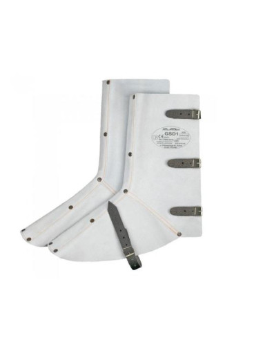 Ghete protectie, piele, culoare naturala, marime universala