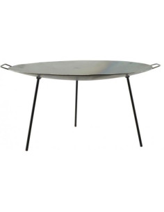 Disc pentru gratar, metalic, cu picioare, 48.5x31 cm, Perfect Home 