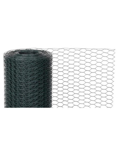 Gard plasa rabitz, pvc, verde, 20 mm, 0.9 mm, inaltime 1 m