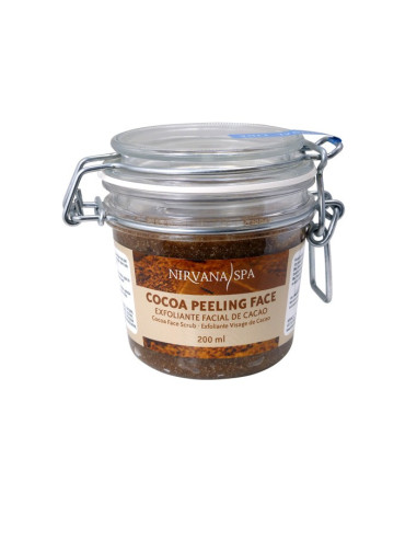 Cocoa Peeling Face 200 ml, exfoliant de ciocolata facial, Nirvana Spa